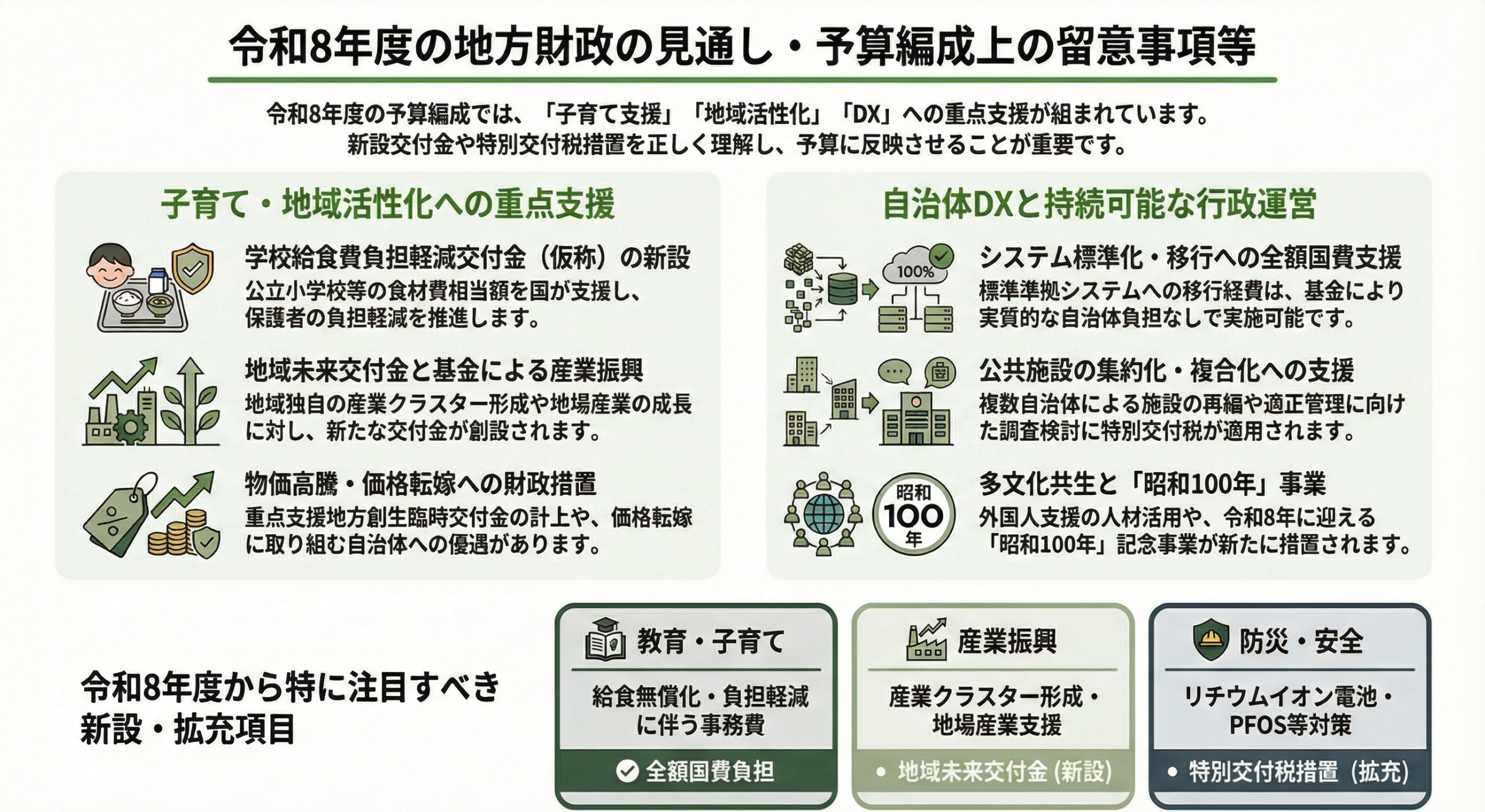 地方交付税の改革課題 令和8年度の地方財政の見通し・予算編成上の留意事項等について | 前